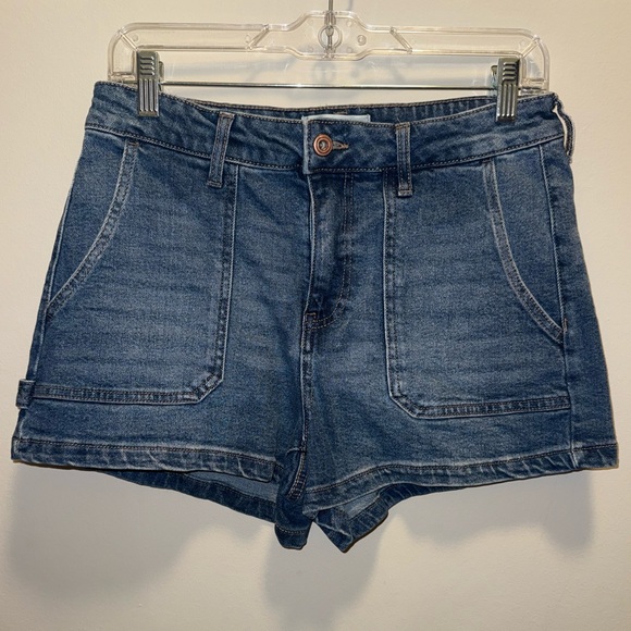 Celebrity Pink Pants - Celebrity Pink Medium Wash Jean Shorts